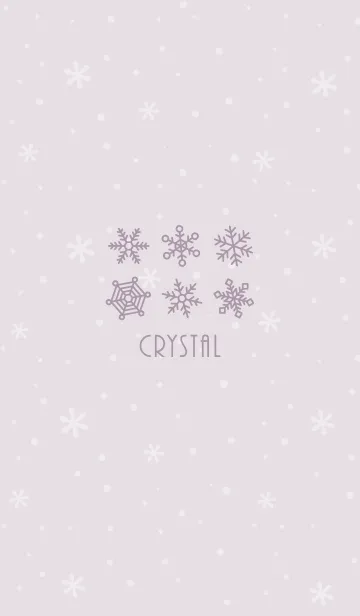 [LINE着せ替え] 結晶11<パープルピンク>の画像1