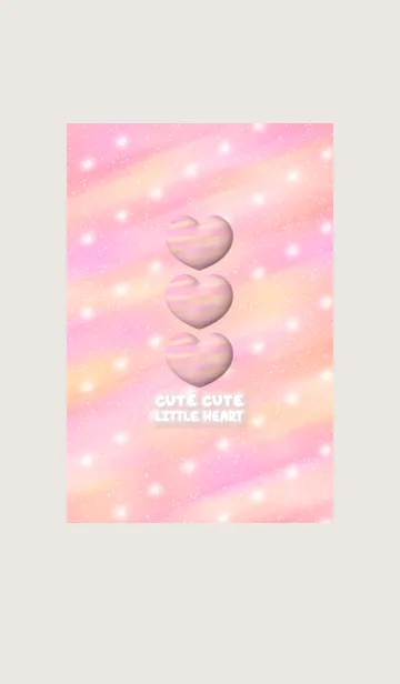 [LINE着せ替え] Cute Cute Little Heart JPN New 11の画像1