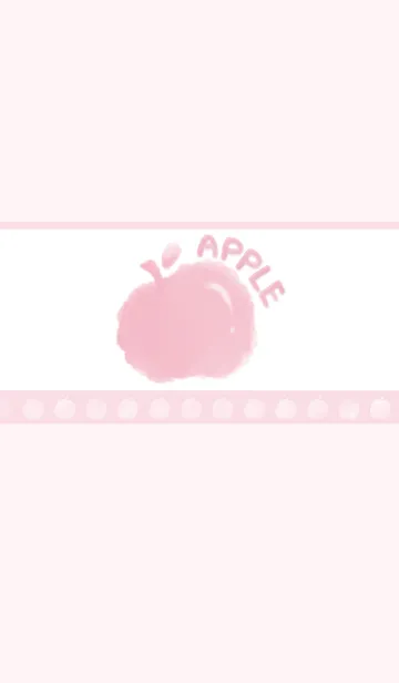 [LINE着せ替え] Smudge Apple J-Pale Pink (Pi5)の画像1