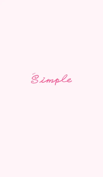 [LINE着せ替え] Simple Color J-Pale Pink (Pi1)の画像1