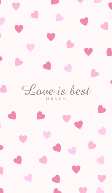 [LINE着せ替え] Love is best-PINK 25の画像1