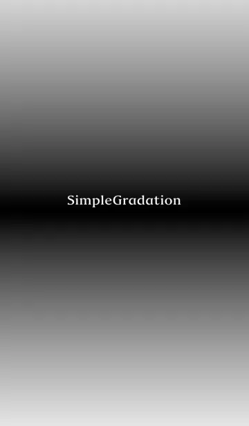 [LINE着せ替え] シンプル グラデーション Black No.2-17の画像1