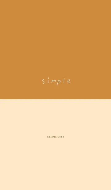 [LINE着せ替え] 0n9_26_ブラウン4-9の画像1