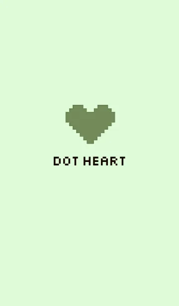 [LINE着せ替え] シンプル ドット ハート 082の画像1