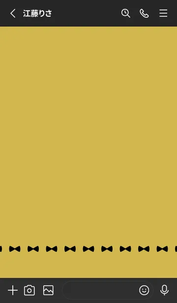 [LINE着せ替え] ねことリボン(くすみ3-03)の画像2