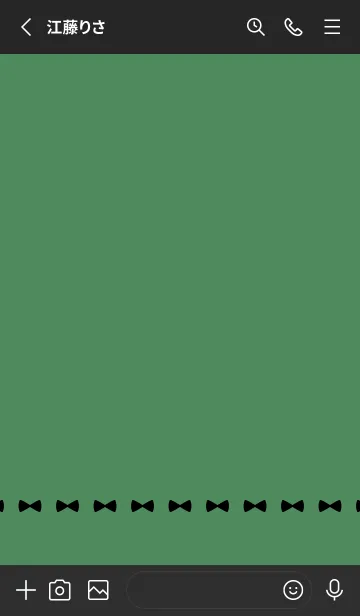 [LINE着せ替え] ねことリボン(くすみ3-05)の画像2