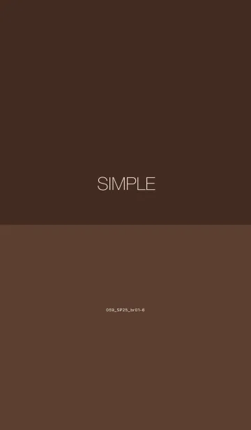 [LINE着せ替え] 059_25_ブラウン1-6の画像1