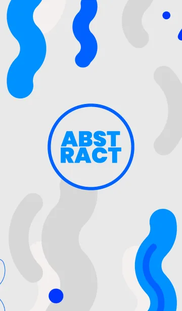 [LINE着せ替え] Abstract White Blueの画像1