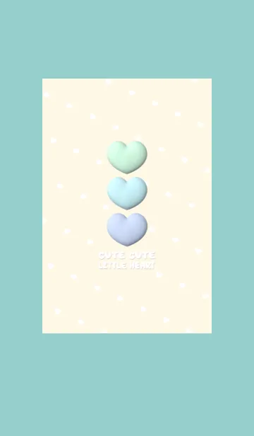 [LINE着せ替え] Cute Cute Little Heart New 45の画像1