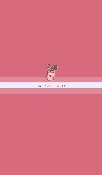 [LINE着せ替え] Painted Planting JA-Cherry Red (Pu4)の画像1