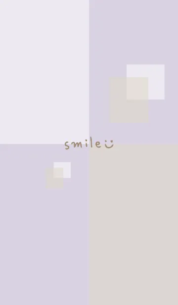 [LINE着せ替え] 白とベージュの四角3の画像1