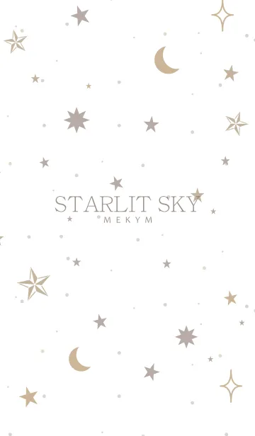 [LINE着せ替え] SIMPLE STARLIT SKY.MEKYM 2の画像1