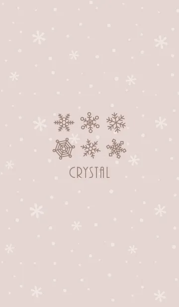 [LINE着せ替え] 結晶12<ブラウン>の画像1