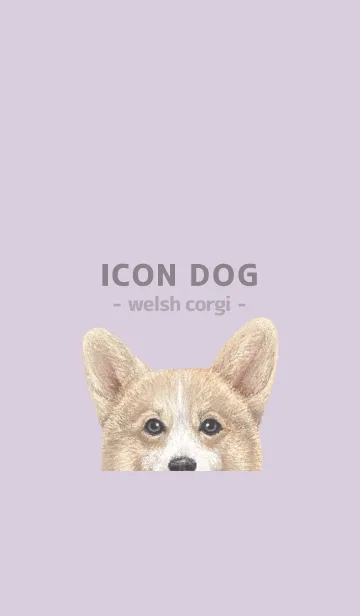 [LINE着せ替え] ICON DOG - コーギー 01 - PASTEL PL/02の画像1