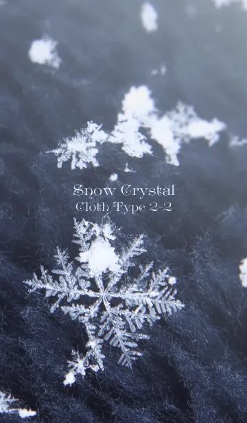 [LINE着せ替え] Snow Crystal Cloth Type 2-2の画像1