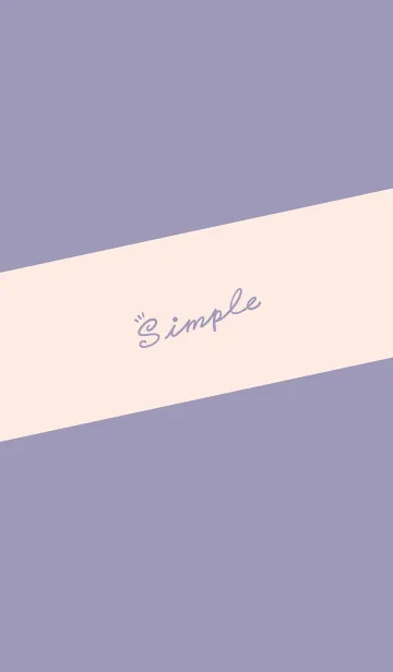 [LINE着せ替え] Simple Lines J-Grey Purple (Pi2)の画像1