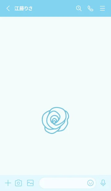 [LINE着せ替え] シンプル ローズ 252の画像2