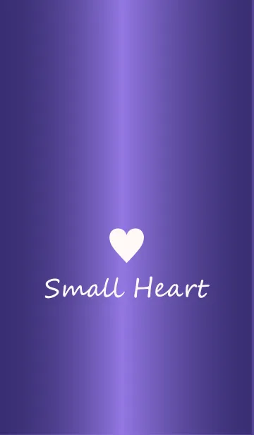 [LINE着せ替え] Small Heart *GlossyPurple 16*の画像1