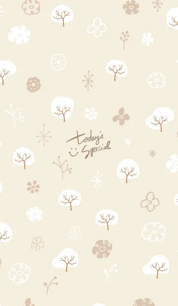 [LINE着せ替え] ほんわか冬 木9の画像1