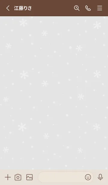 [LINE着せ替え] 結晶12<グレー>の画像2