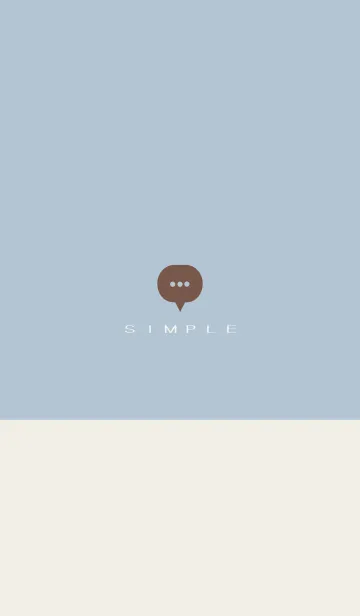 シンプル（beige blue)V.1427の着せ替えメイン画像