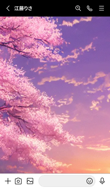 [LINE着せ替え] Cherry Blossoms#AO_12。の画像2