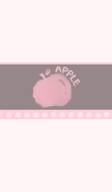 [LINE着せ替え] Smudge Apple J-Grey Pink (Pi5)の画像1