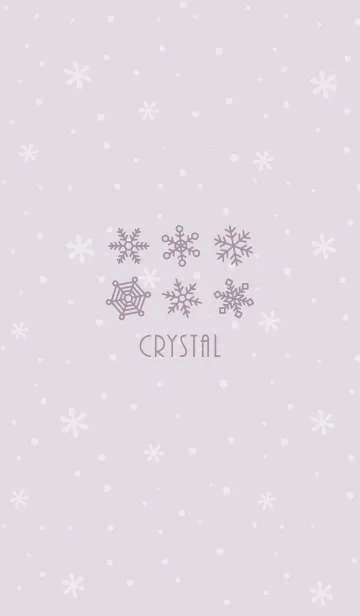 [LINE着せ替え] 結晶12<パープルピンク>の画像1