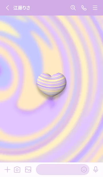 [LINE着せ替え] CUTE CUTE LITTLE HEART JPN 2の画像2