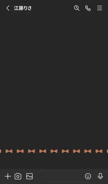 [LINE着せ替え] ねことリボン(くすみ4-02)の画像2