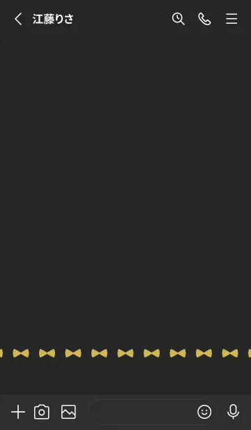 [LINE着せ替え] ねことリボン(くすみ4-03)の画像2