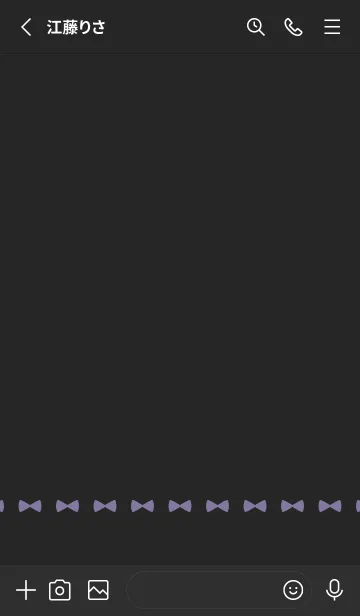 [LINE着せ替え] ねことリボン(くすみ4-07)の画像2