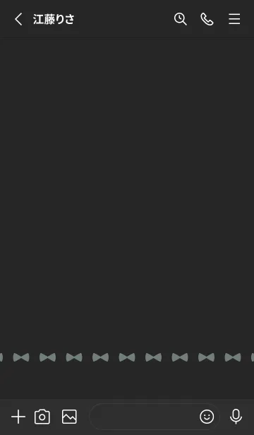 [LINE着せ替え] ねことリボン(くすみ4-08)の画像2