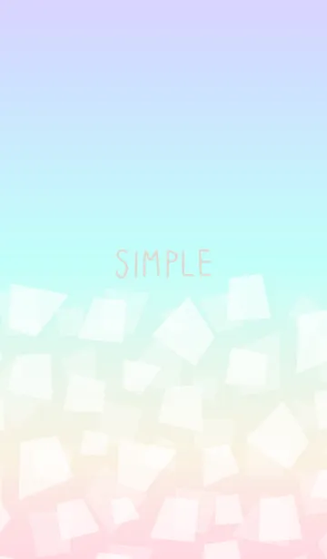 [LINE着せ替え] グラデーション 四角の画像1