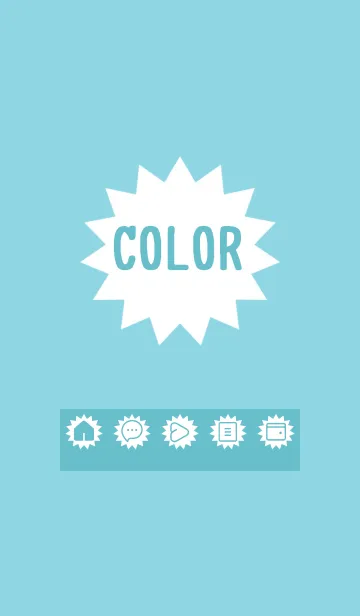 [LINE着せ替え] green color H36の画像1