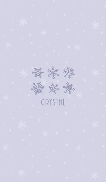 [LINE着せ替え] 結晶13<パープル>の画像1