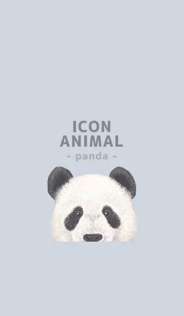 [LINE着せ替え] ICON ANIMAL - パンダ - PASTEL BL/01の画像1