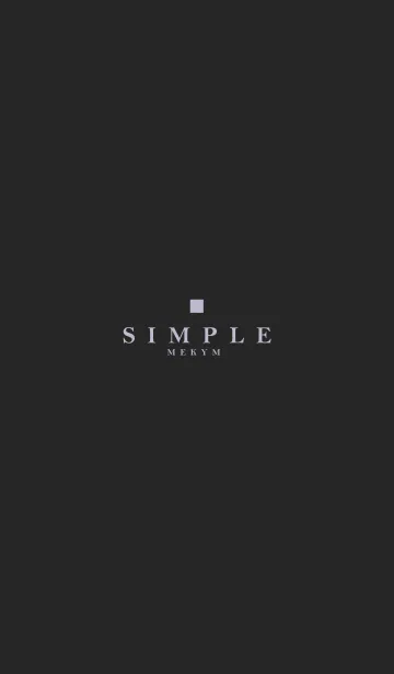 [LINE着せ替え] MATTE BLACK-SIMPLE SQUARE 7の画像1