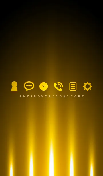 [LINE着せ替え] SAFFRON YELLOW LIGHT 2の画像1