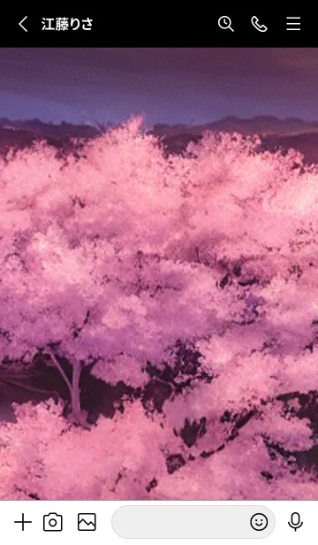 [LINE着せ替え] Cherry Blossoms#AO_4。の画像2