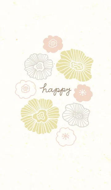 [LINE着せ替え] 北欧風お花12の画像1