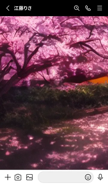 [LINE着せ替え] Cherry Blossoms#AO_2。の画像2