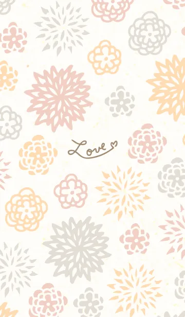 [LINE着せ替え] 和風カラー花14の画像1