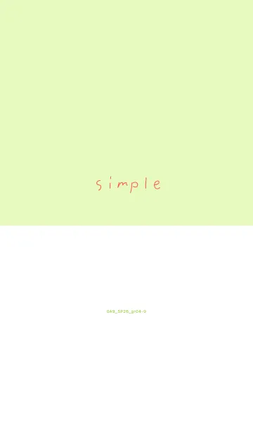 [LINE着せ替え] 0A9_26_グリーン4-9の画像1