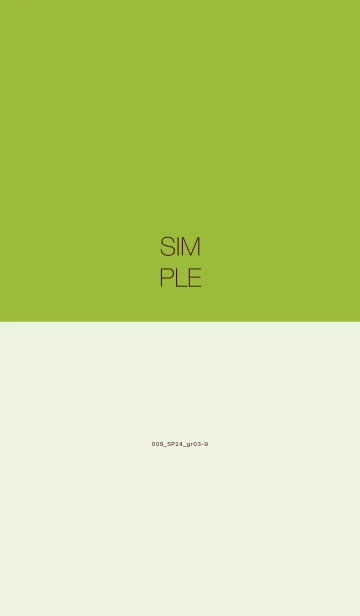 [LINE着せ替え] 009_24_グリーン3-9の画像1