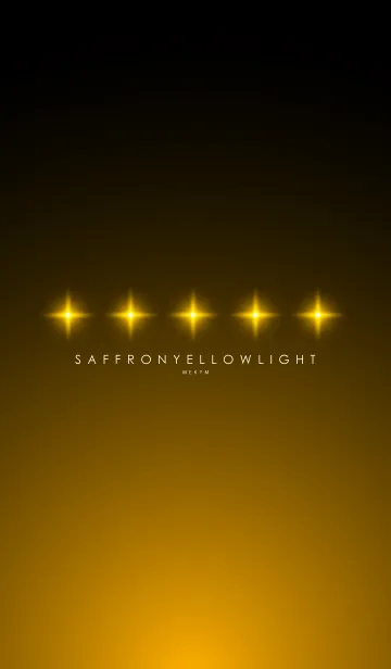 [LINE着せ替え] SAFFRON YELLOW STARLIGHTの画像1