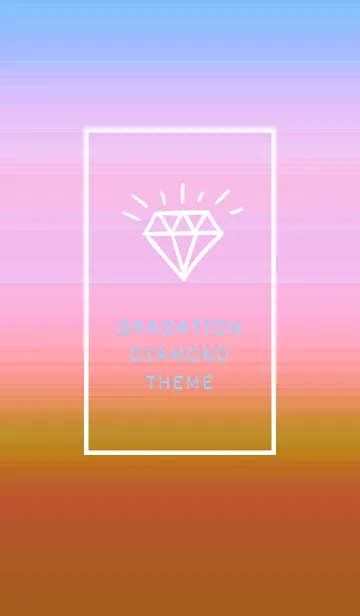 [LINE着せ替え] グラデーション ダイアモンド  197の画像1