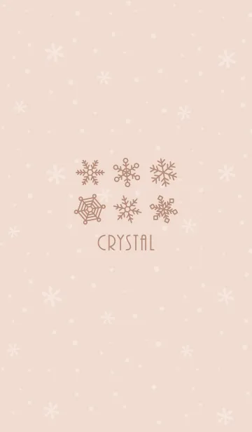 [LINE着せ替え] 結晶13<オレンジ>の画像1