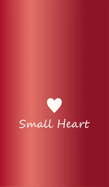 [LINE着せ替え] Small Heart *GlossyRed 11*の画像1