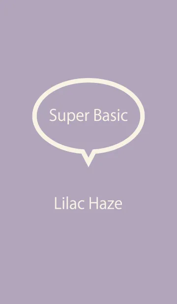 [LINE着せ替え] Super Basic Lilac Hazeの画像1